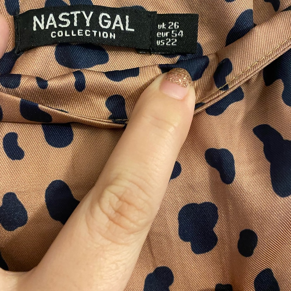 Nasty Gal Leopard skirt NWT